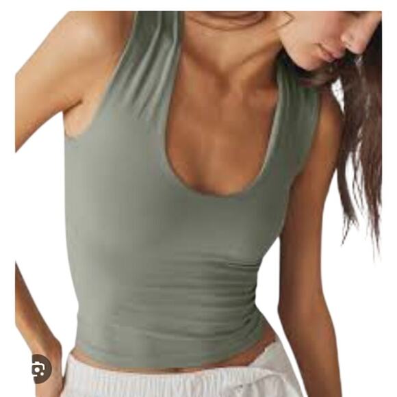 Free People Tops - Free People Clean Lines Muscle Cami Size M/L